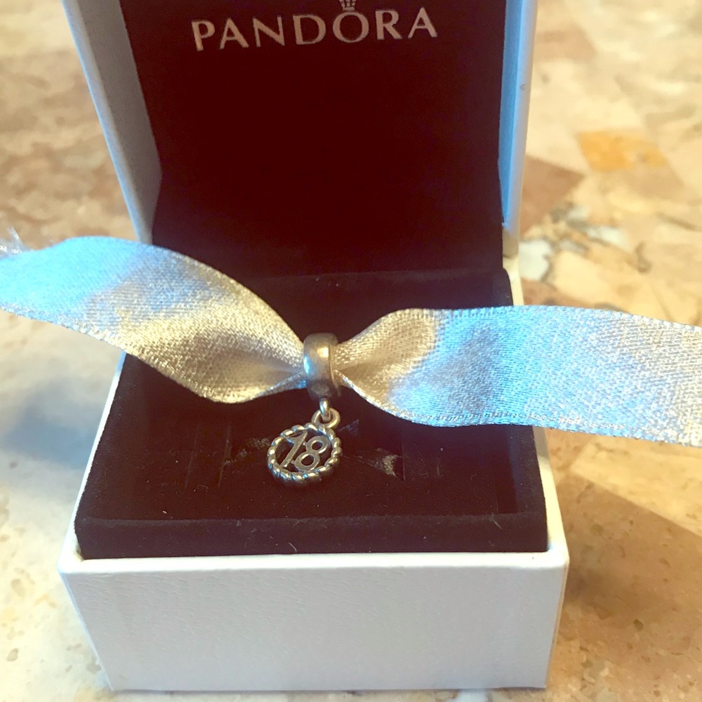 PANDORA 18th birthday charm